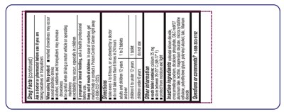 Walgreen Allergy Back Label (Walgreen Allergy Back Label)
